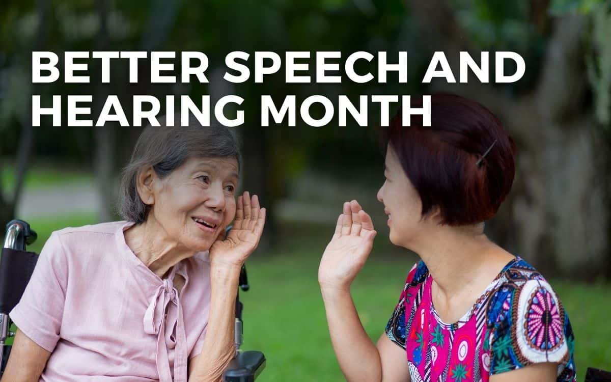 better speech and hearing month