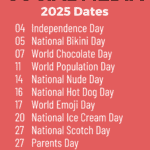 july holidays for 2025 pinterest