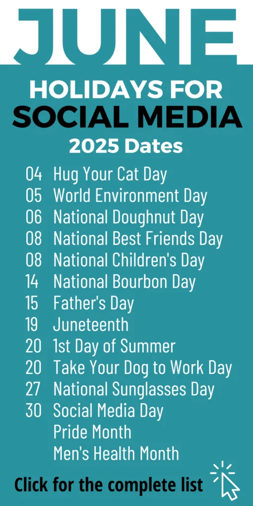june holidays 2025 infographic