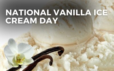 NATIONAL VANILLA ICE CREAM DAY – July 23, 2024