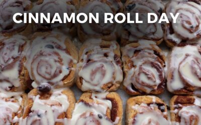 CINNAMON ROLL DAY – October 4, 2024