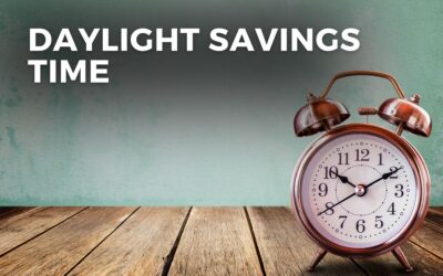 DAYLIGHT SAVINGS TIME ENDS – November 3, 2024