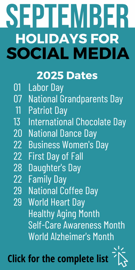 september holidays infographic 2025 holidays